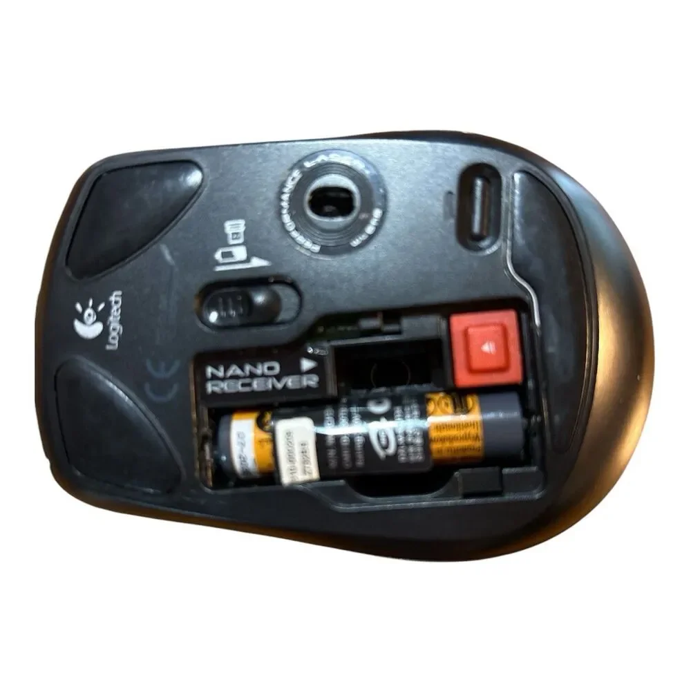 Logitech VX Nano Wireless Laser Mouse 810-000698 Missing USB Nano Receiver